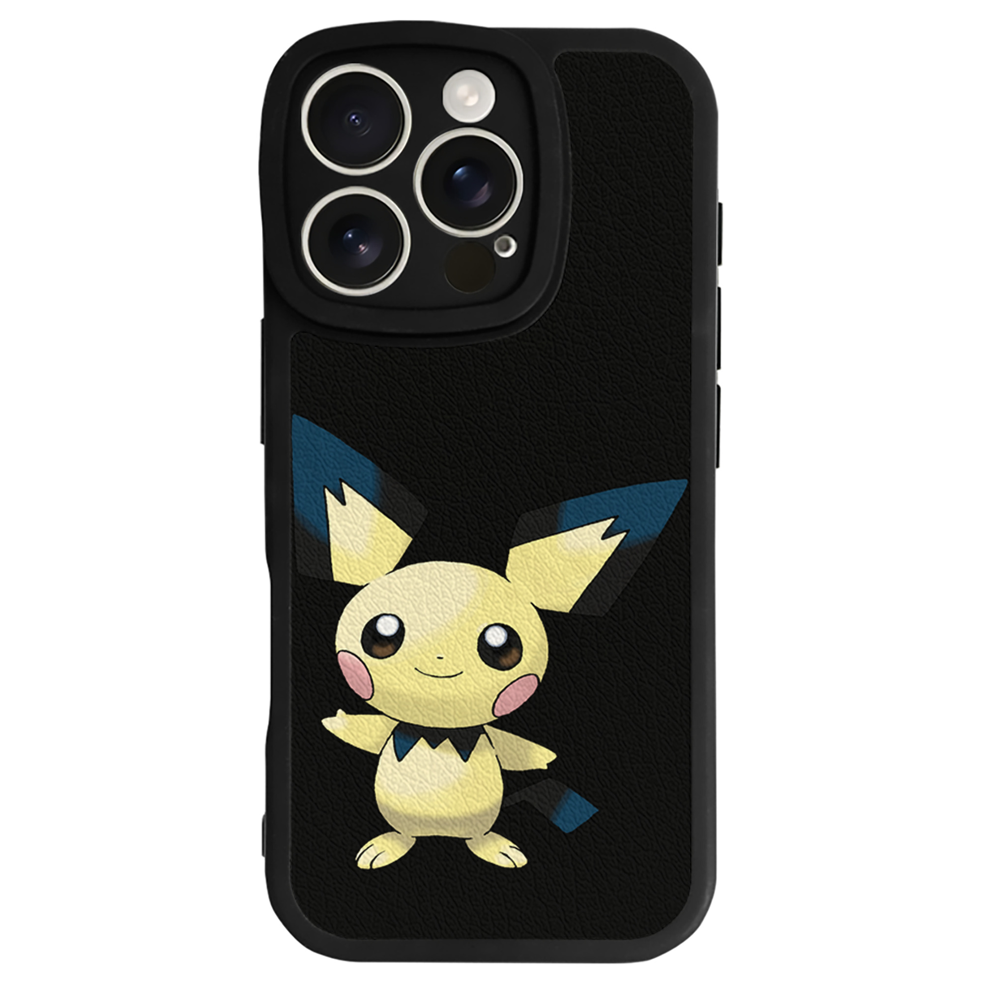 （画像用） ポケットモンスター Pokémon 【iPhone 16シリーズ対応】シリコンスマホケース（レザー調） 材質：シリコン